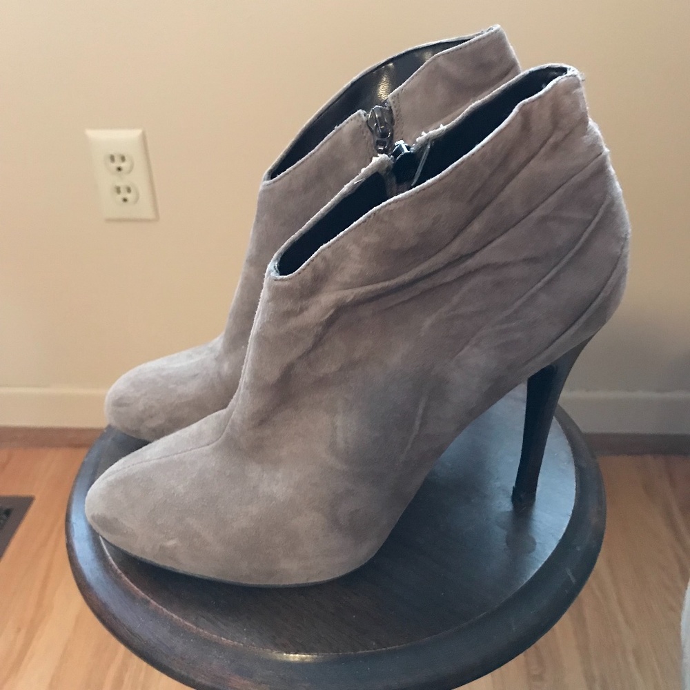 Guess Suede/Leather High Heel Booties - size 8.5
